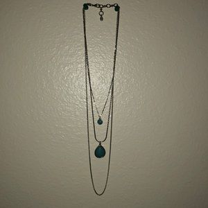 Lucky Brand Turquoise Layered Necklace